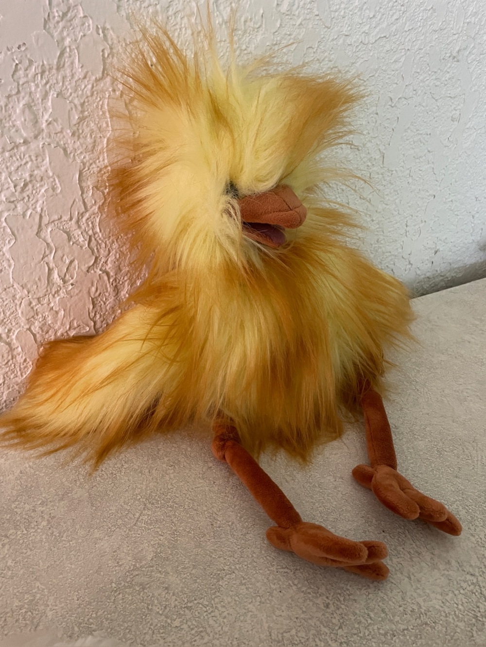 Folkmanis® Set of 2 Hand Puppets - Yeti Monster and Funny Bird - Picture 5 of 8